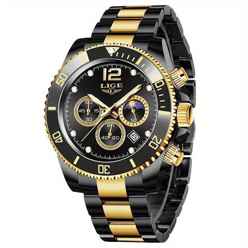 Hodinky Lige Golden-Black