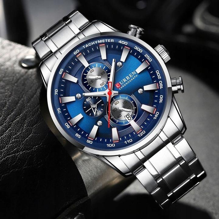Pánské hodinky CURREN KLASICKÉ ELEGANTNÍ CHRONOGRAF
