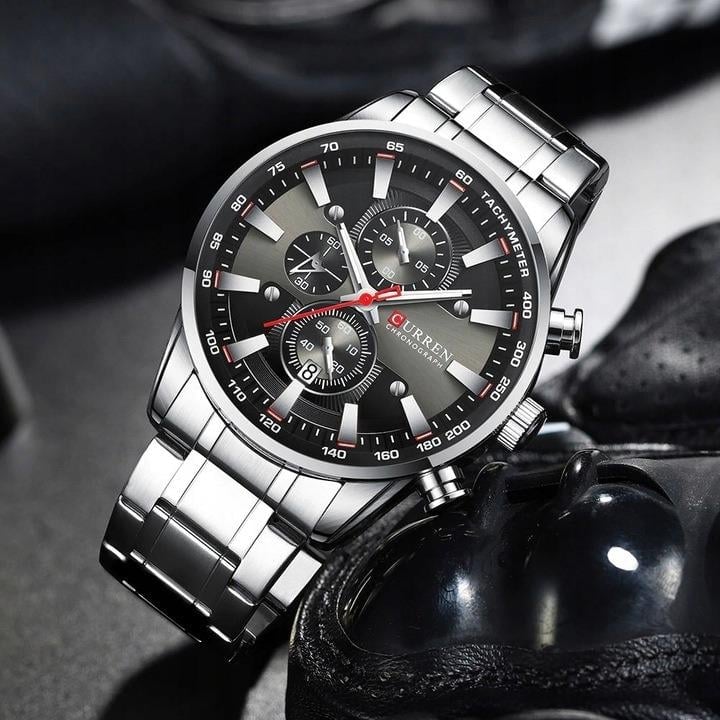 Pánské hodinky CURREN KLASICKÉ ELEGANTNÍ CHRONOGRAF- DATOVAČ- 6 BAREV