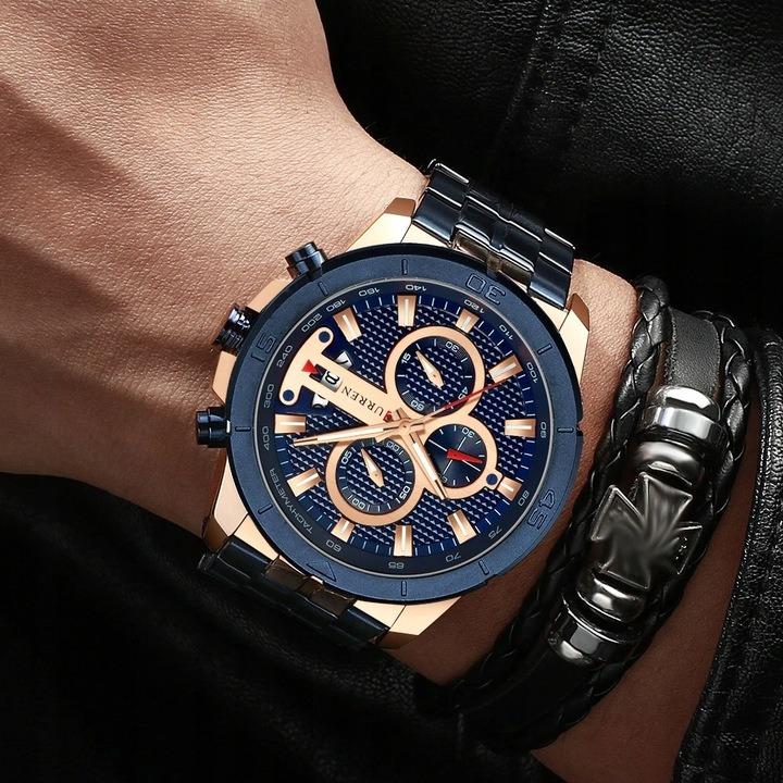 Pánské hodinky CURREN KLASICKÝ ELEGANTNÍ CHRONOGRAF