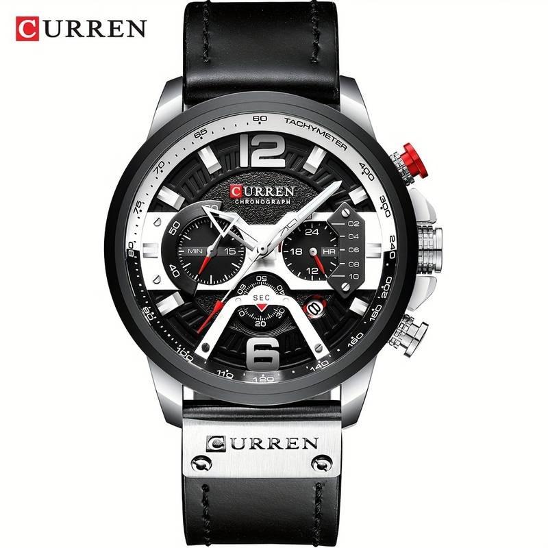 Pánské hodinky Curren Silver-Black